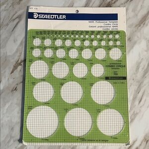 Staedtler Mars Professional Combo Circle Template